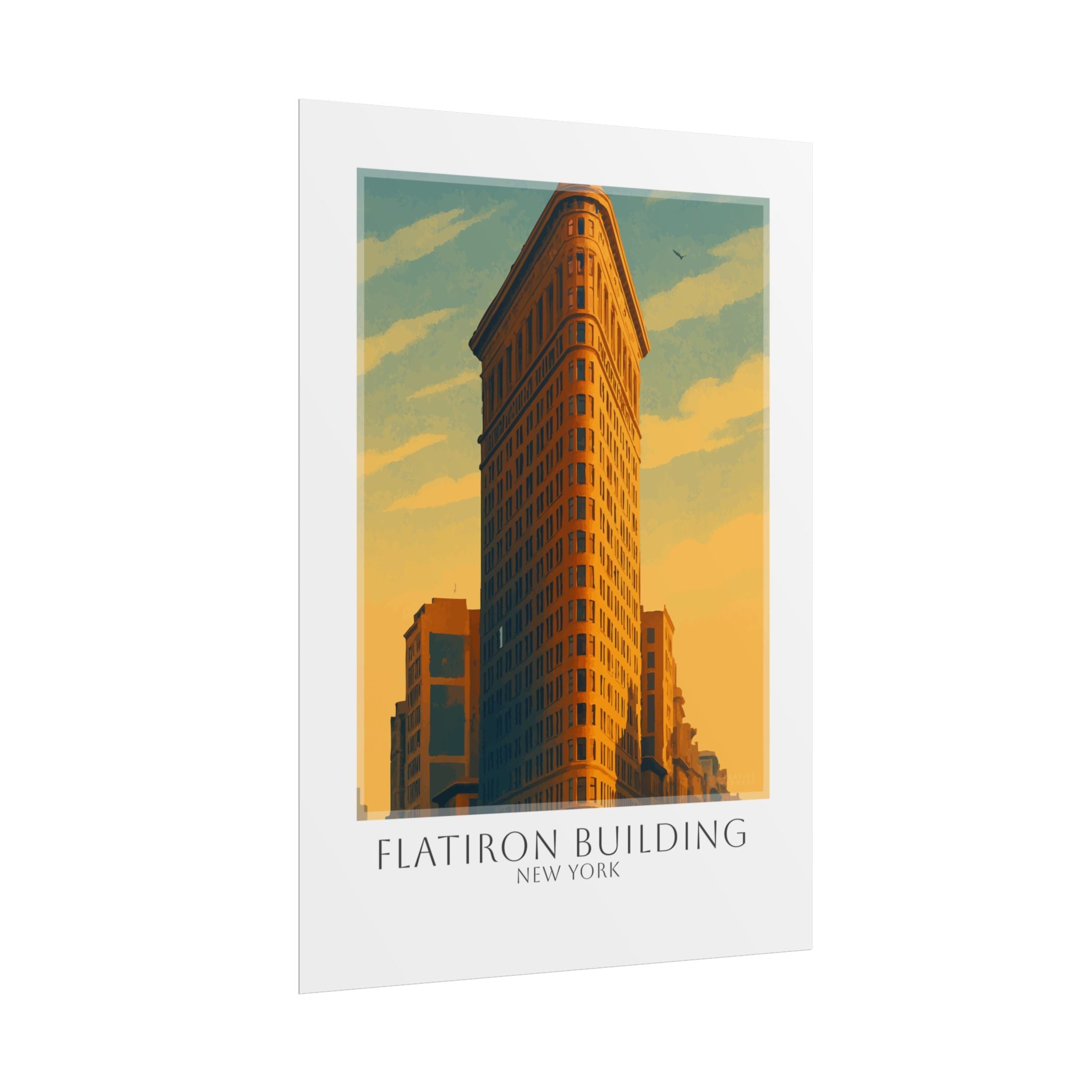 Flatiron Building Travel Poster