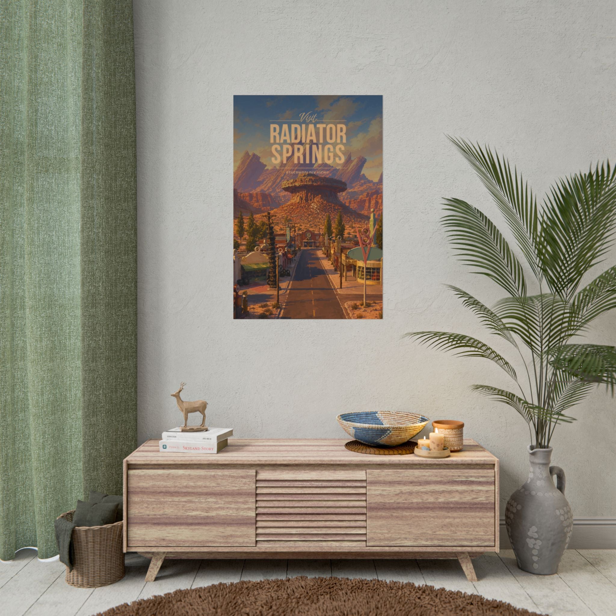 Radiator Springs Travel Poster