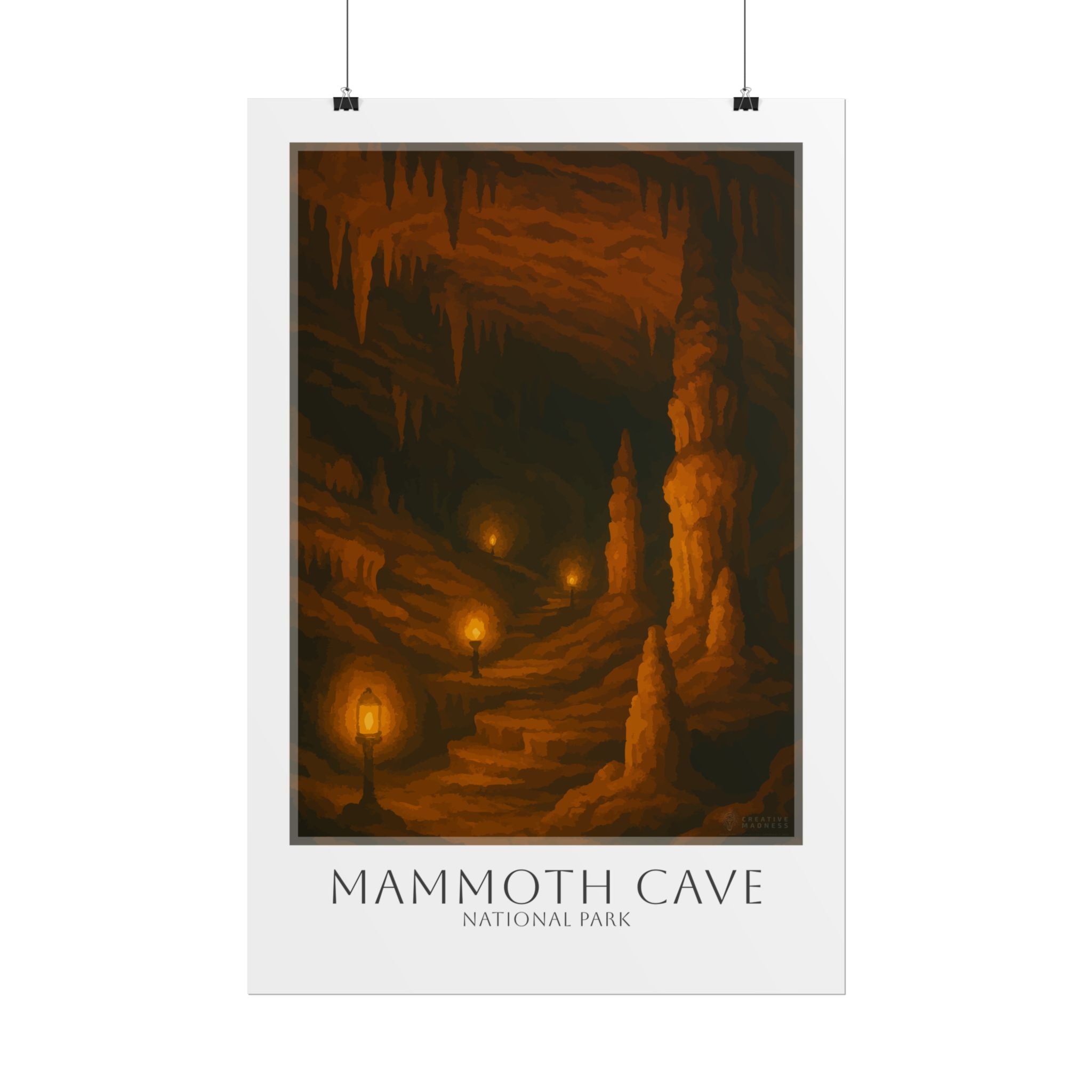 MAMMOTH CAVE * Travel Poster * National Park Wall Art