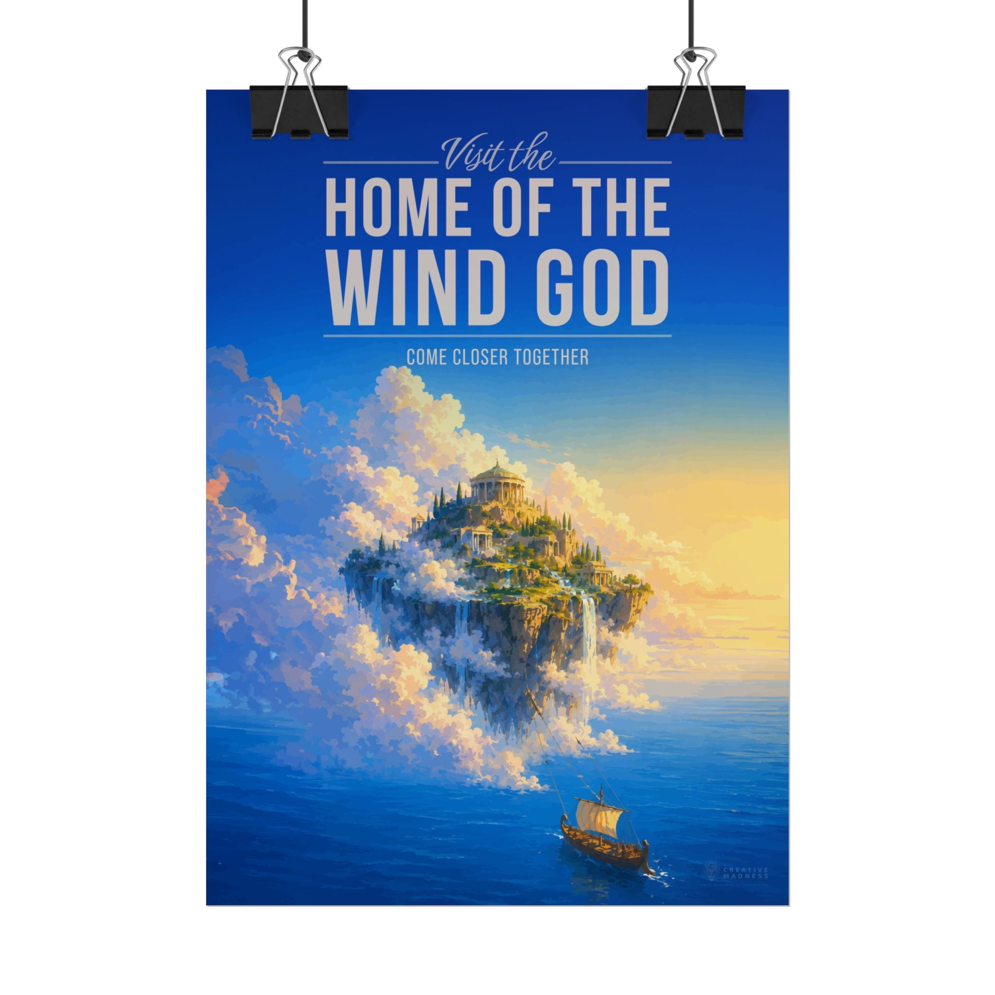 Home Of The Wind God Travel Poster