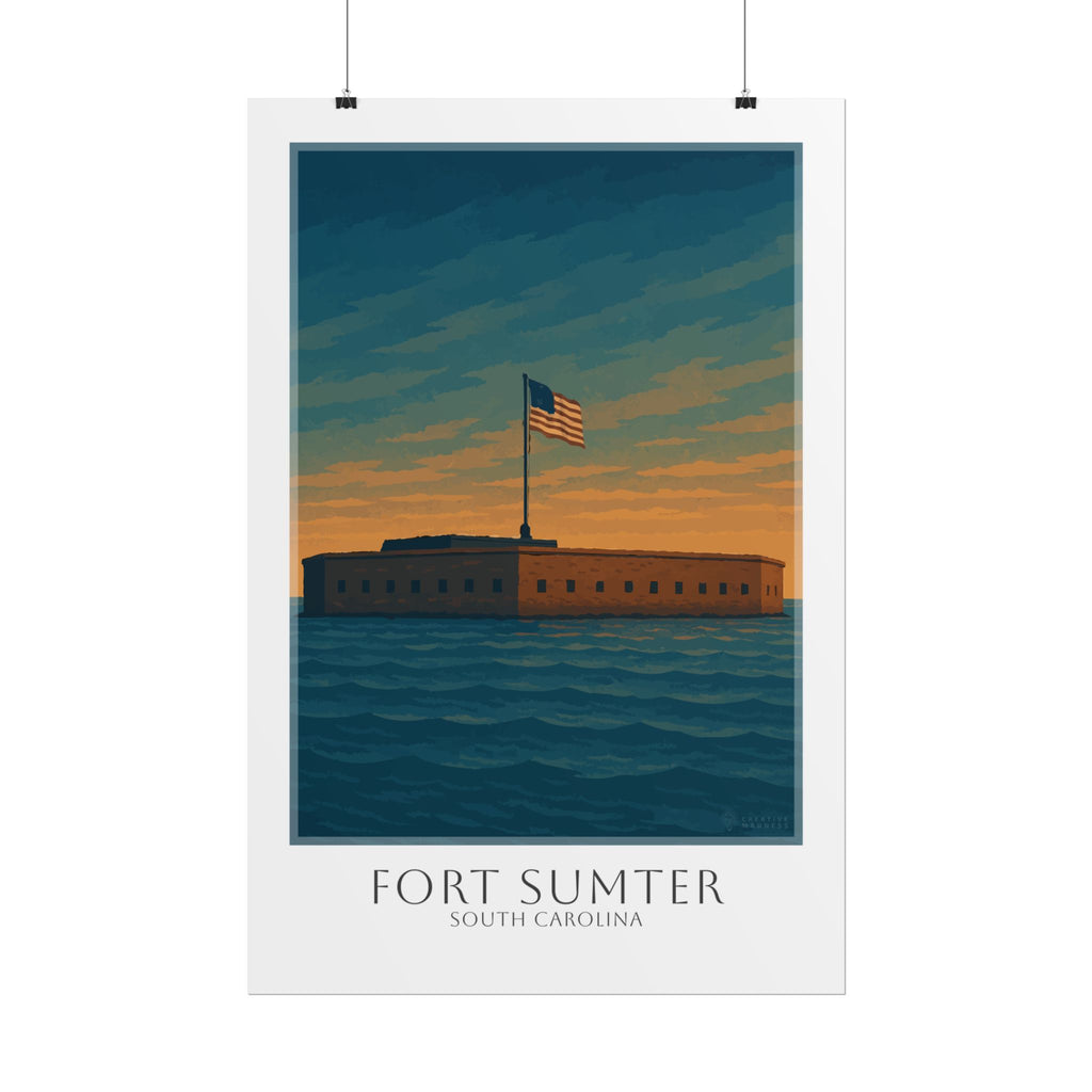 Fort Sumter Travel Poster