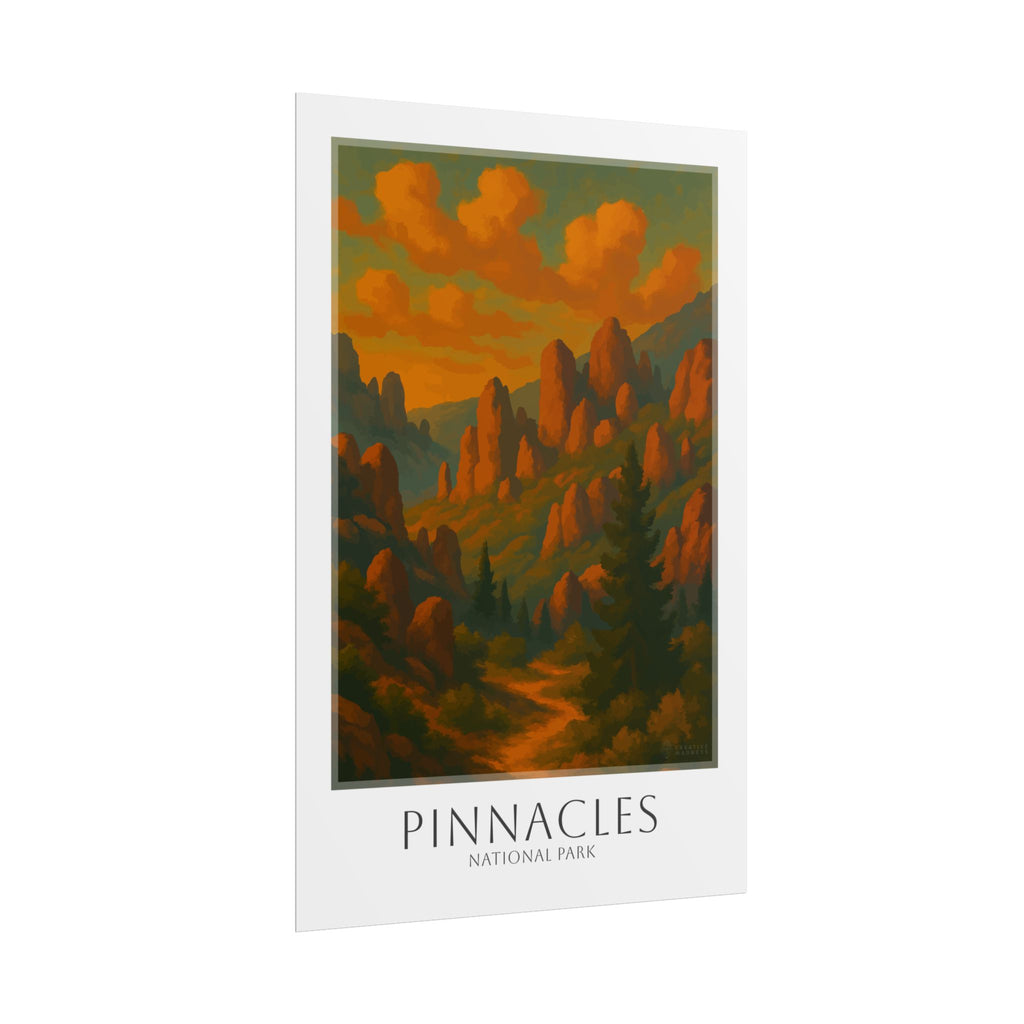 PINNACLES  * Travel Poster * National Park Wall Art