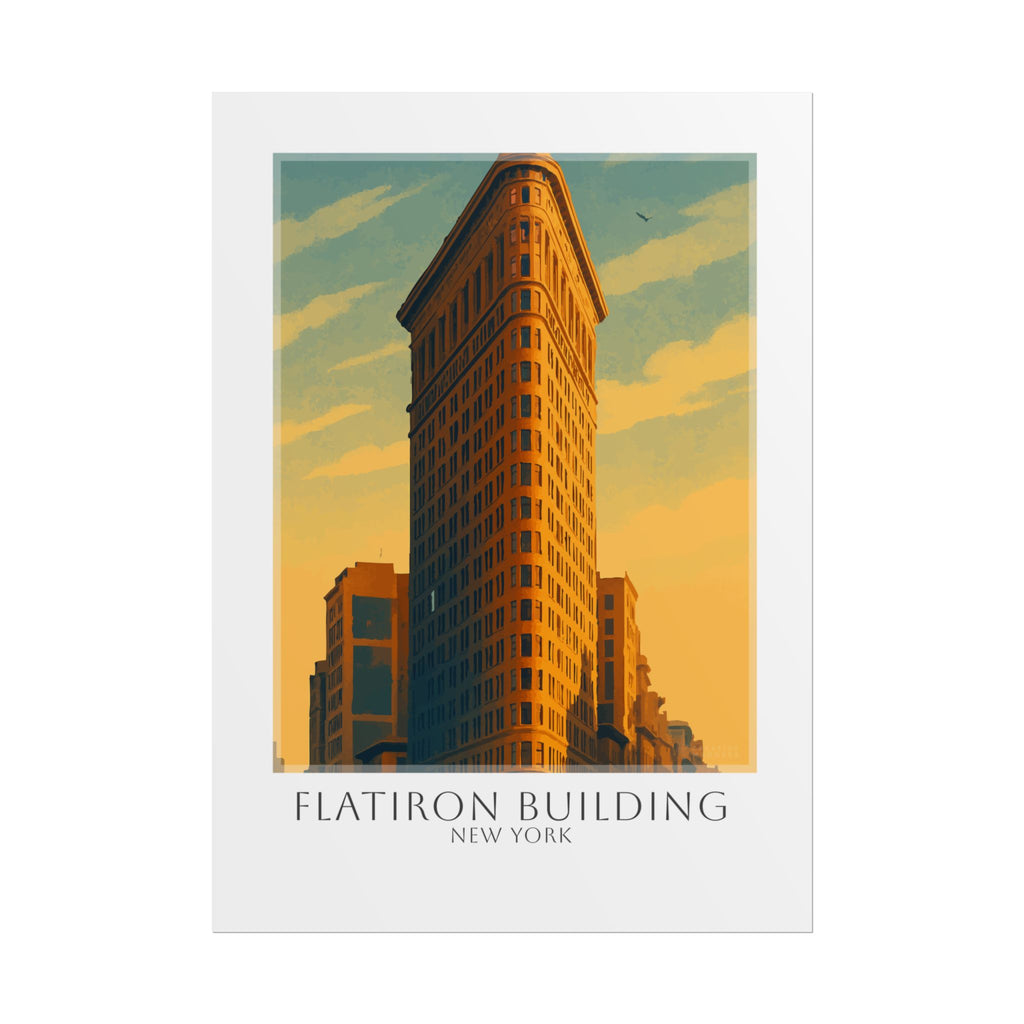 Flatiron Building Travel Poster