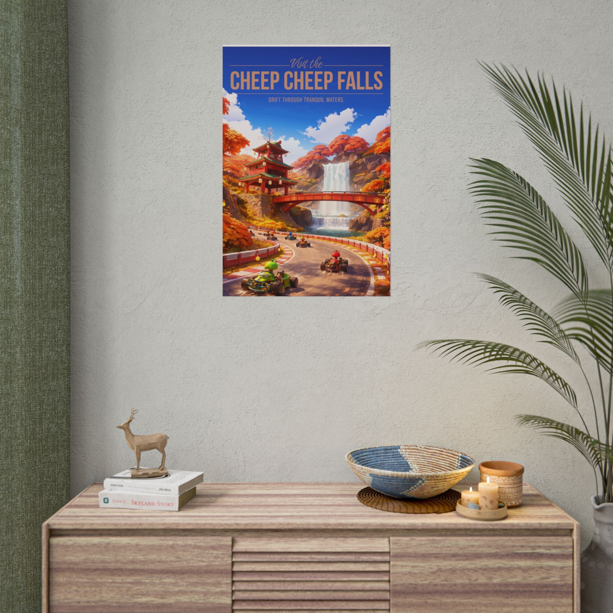 Cheep Cheep Falls Travel Poster