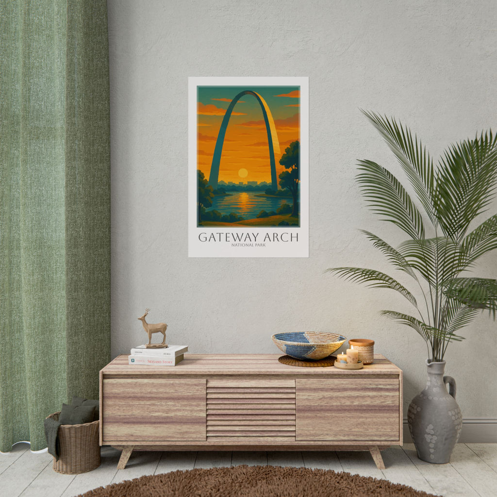 GATEWAY ARCH  * Travel Poster * National Park Wall Art