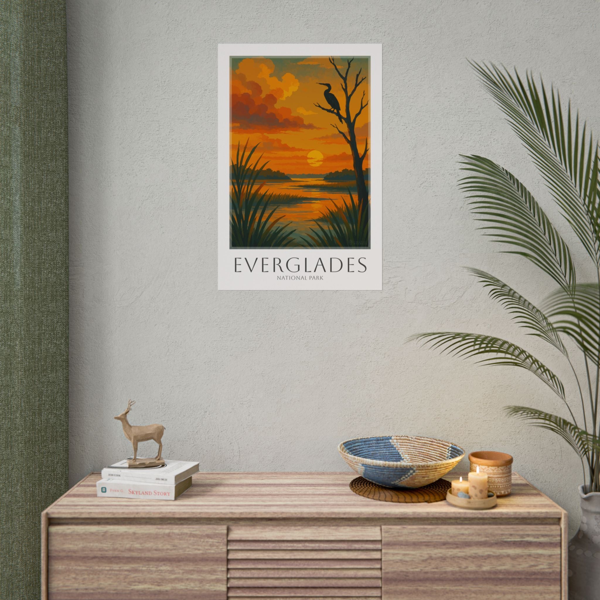 EVERGLADES * Travel Poster * National Park Wall Art