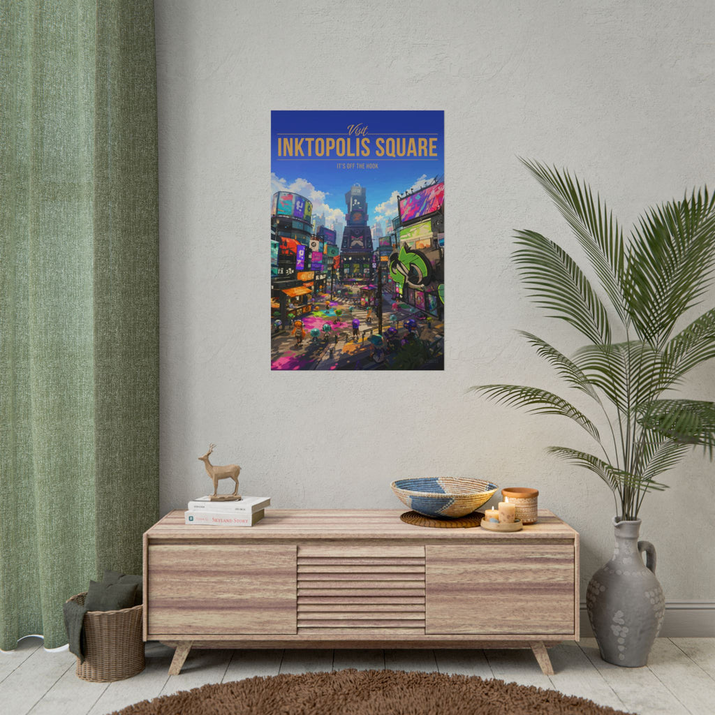 Inktopolis Square Travel Poster