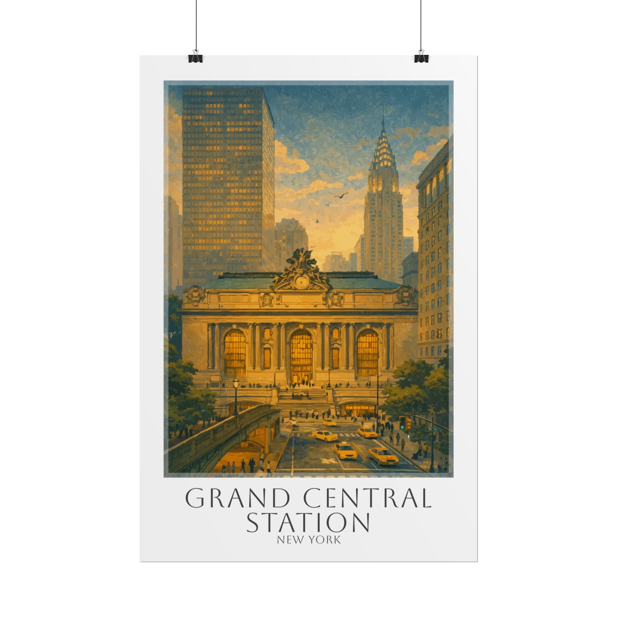 Grand Central Station Travel Poster