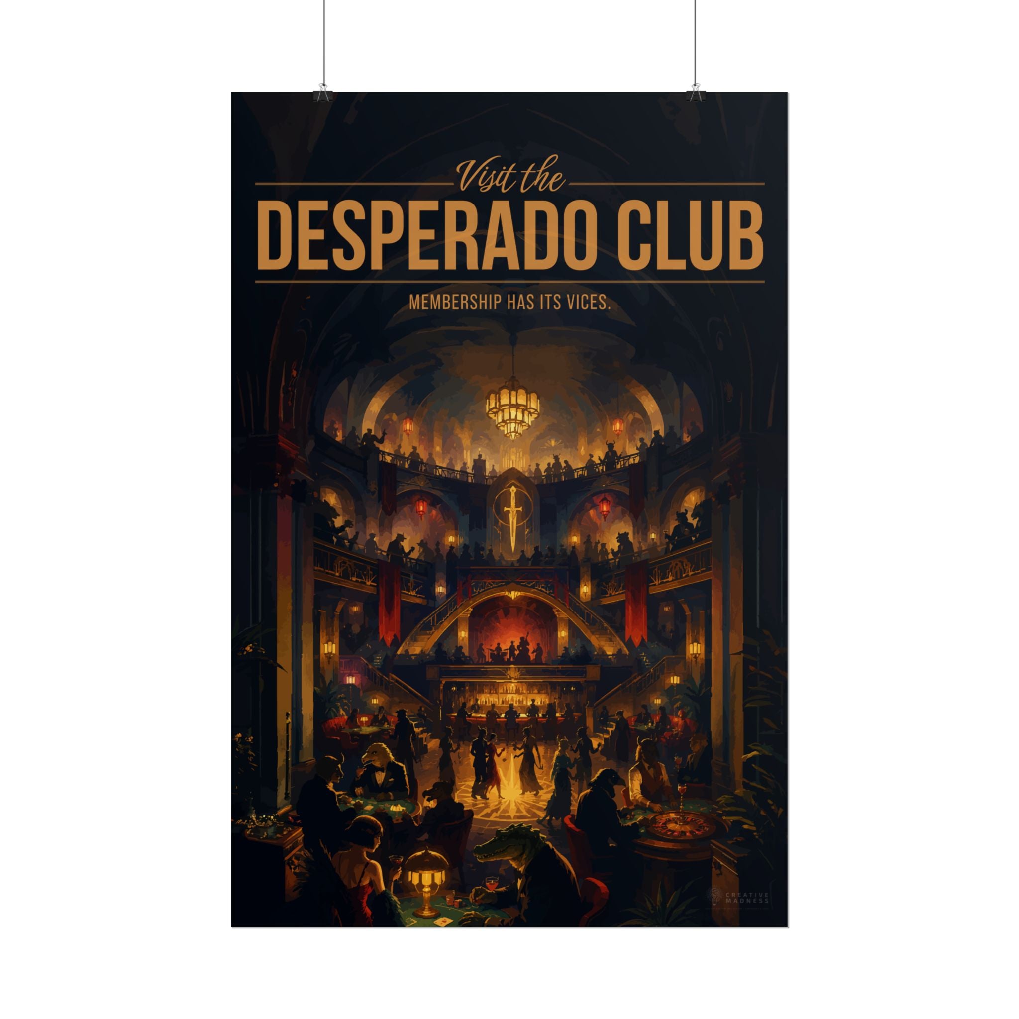 Desperado Club Travel Poster