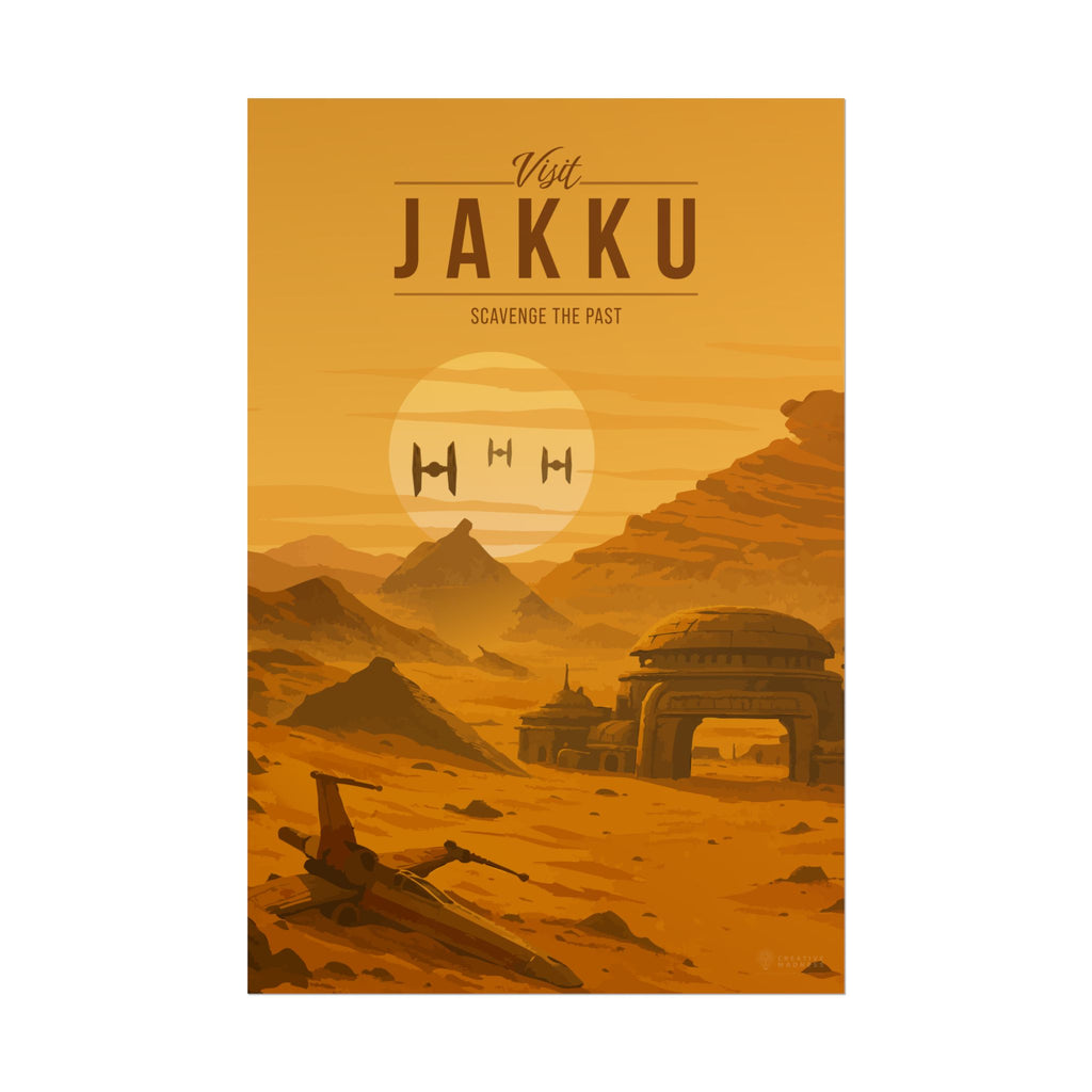Jakku Travel Poster