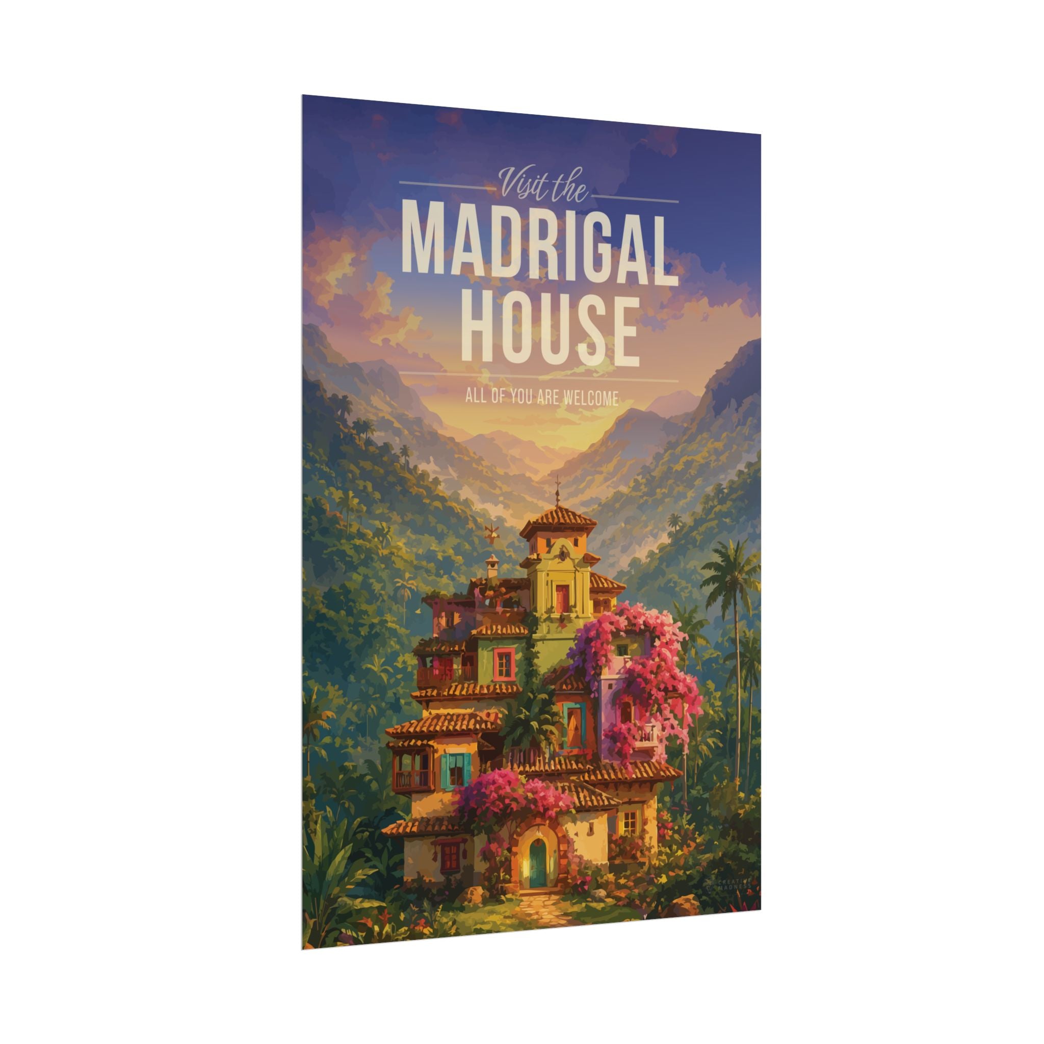 Madrigal House Travel Poster