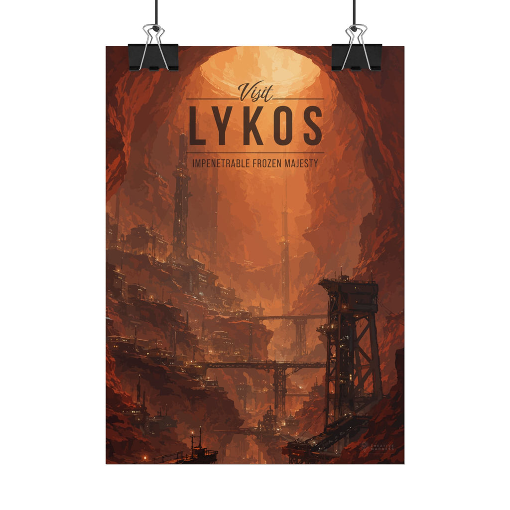 Lykos Travel Poster