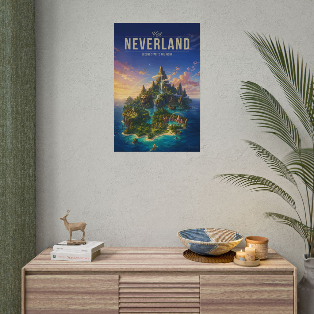 Neverland Travel Poster
