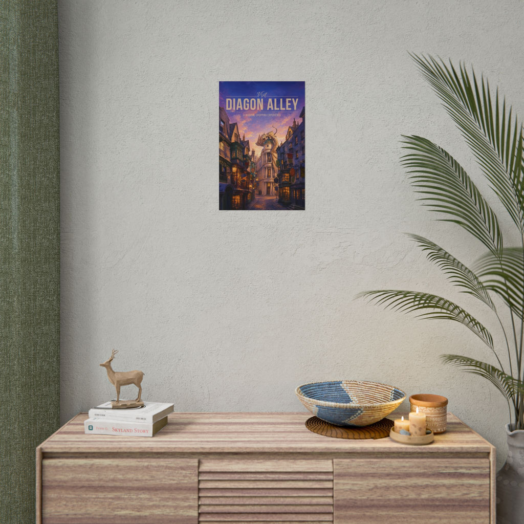 Diagon Alley Travel Poster