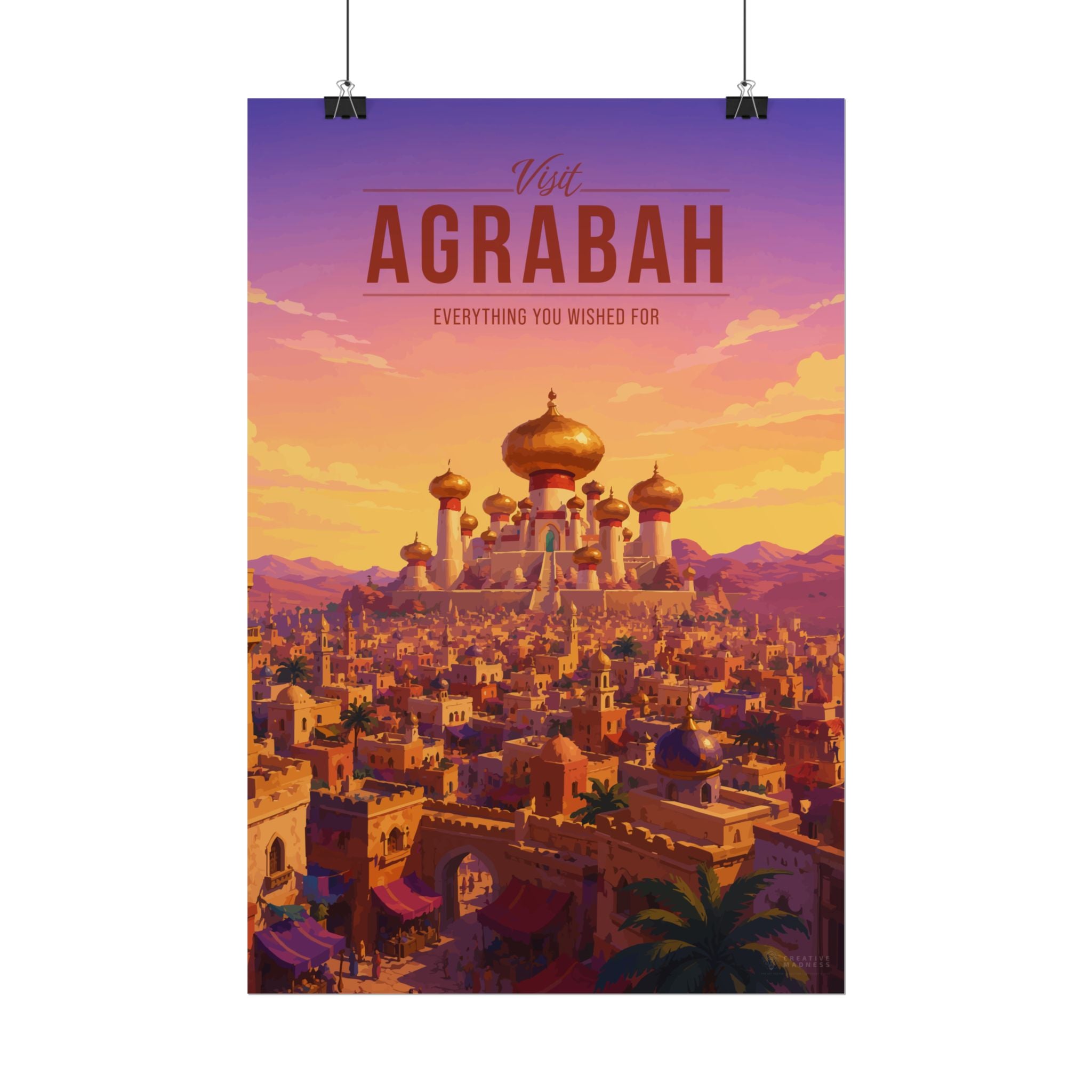 Agrabah Travel Poster