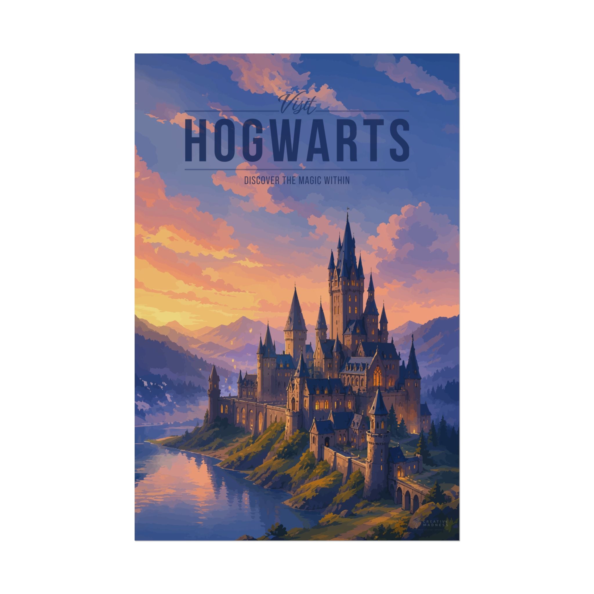 Hogwarts Travel Poster