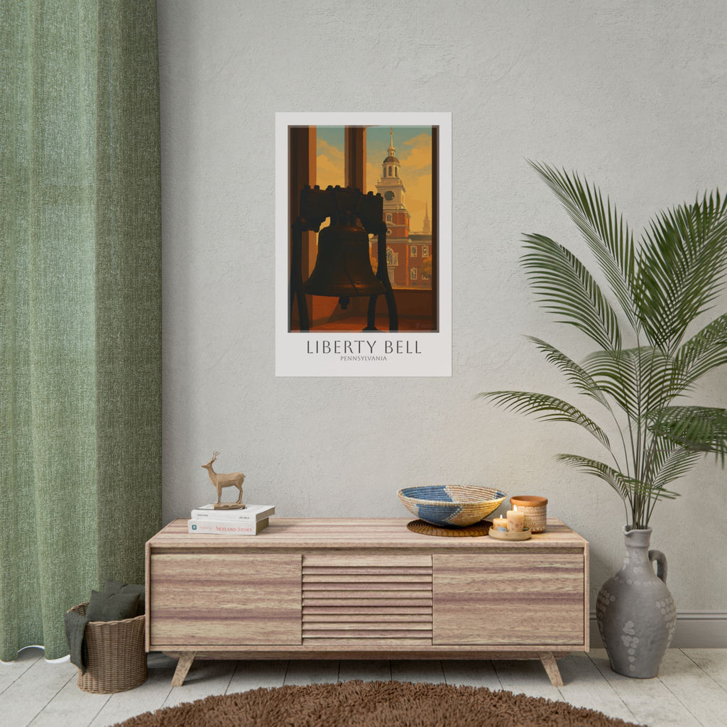 Liberty Bell Travel Poster