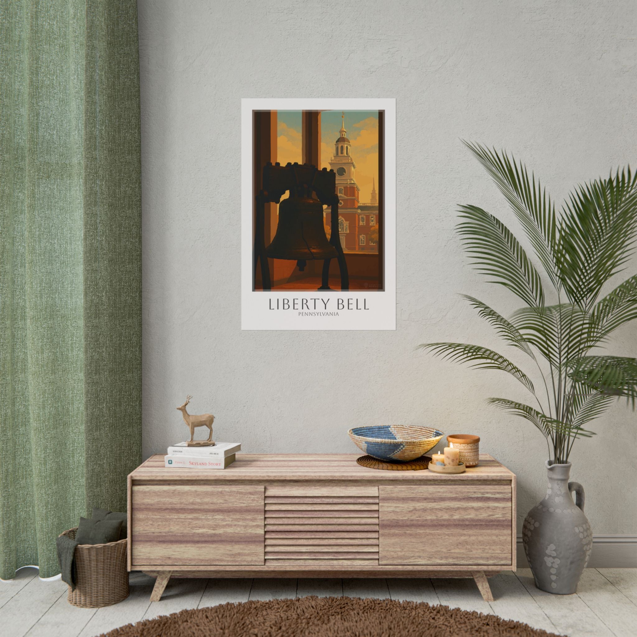 Liberty Bell Travel Poster