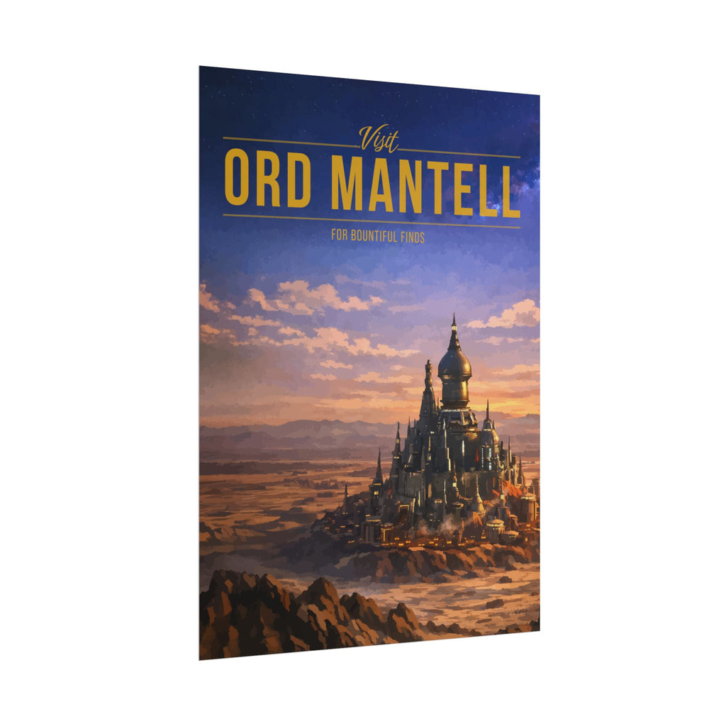 Ord Mantell Travel Poster