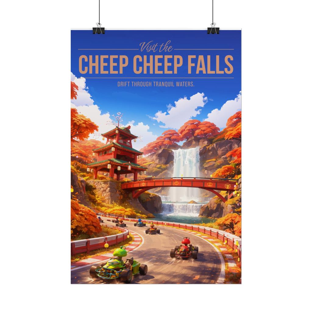 Cheep Cheep Falls Travel Poster