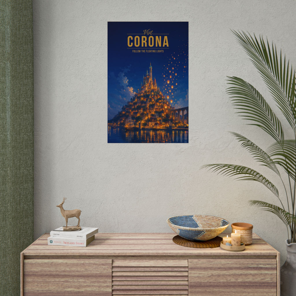 Corona Travel Poster