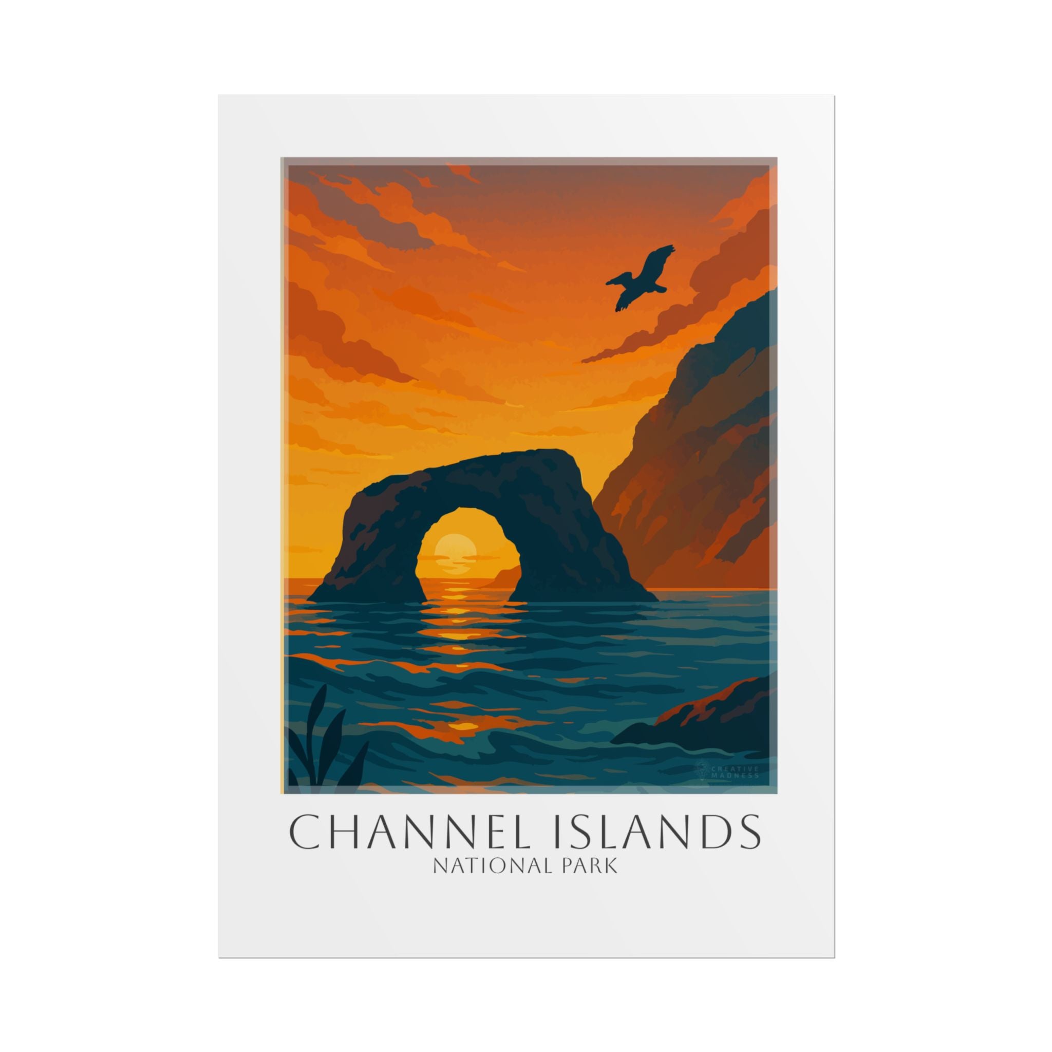 CHANNEL ISLANDS * Travel Poster * National Park Wall Art