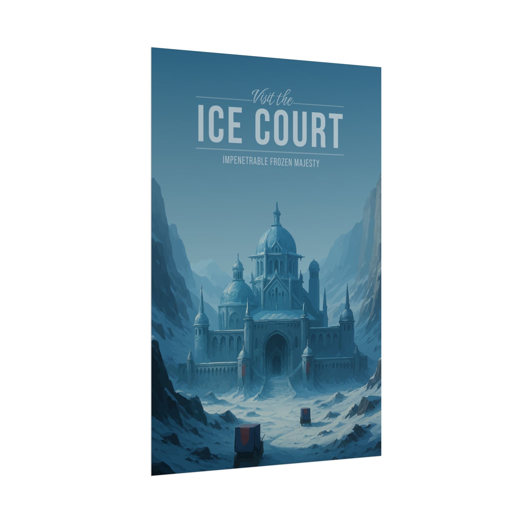 Ice Court Travel Poster