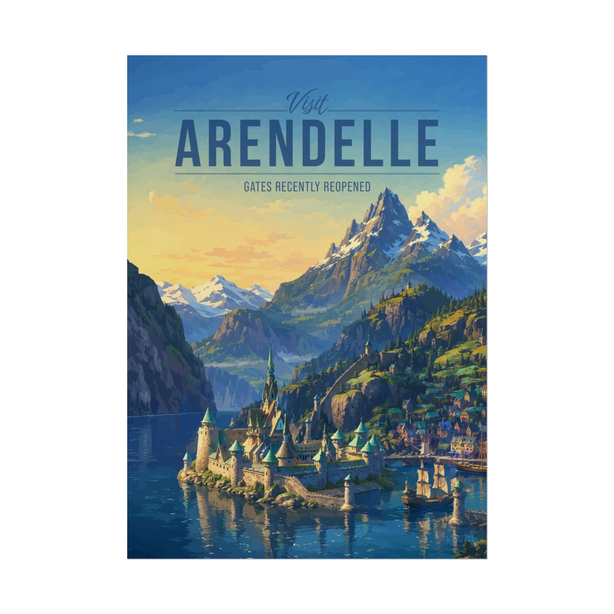 Arendelle Travel Poster