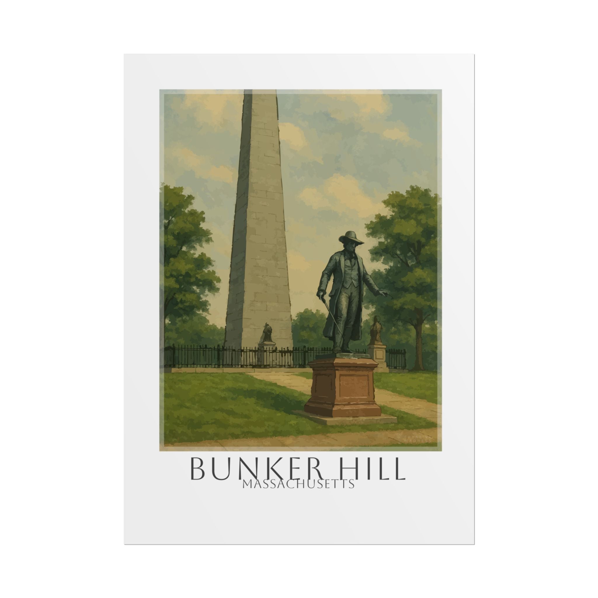 Bunker Hill Travel Poster