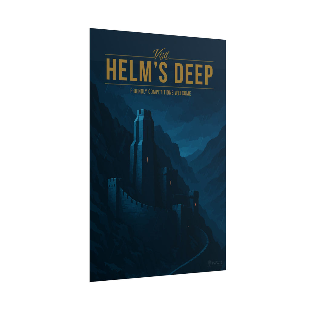 Helm's Deep Travel Poster