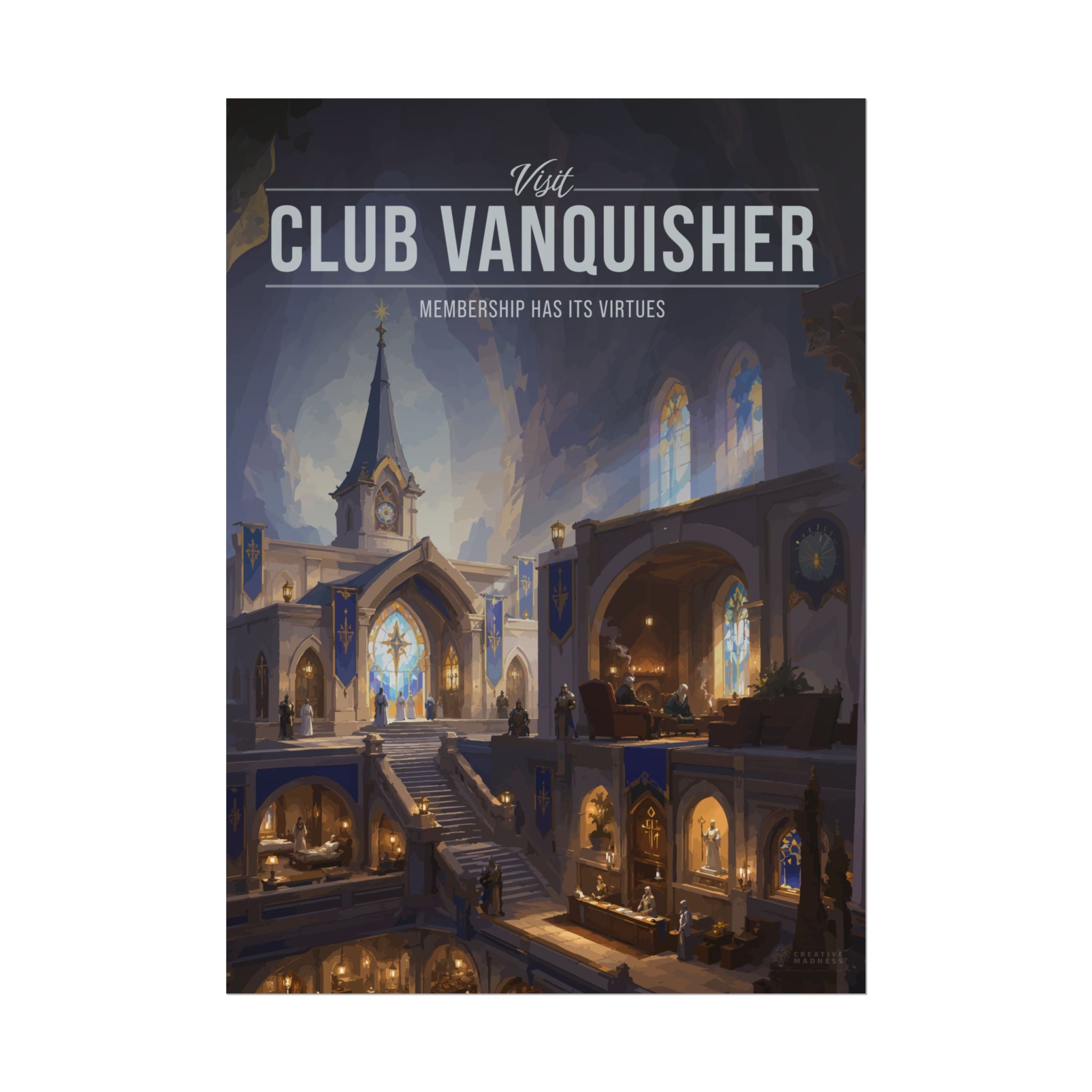 Club Vanquisher Travel Poster