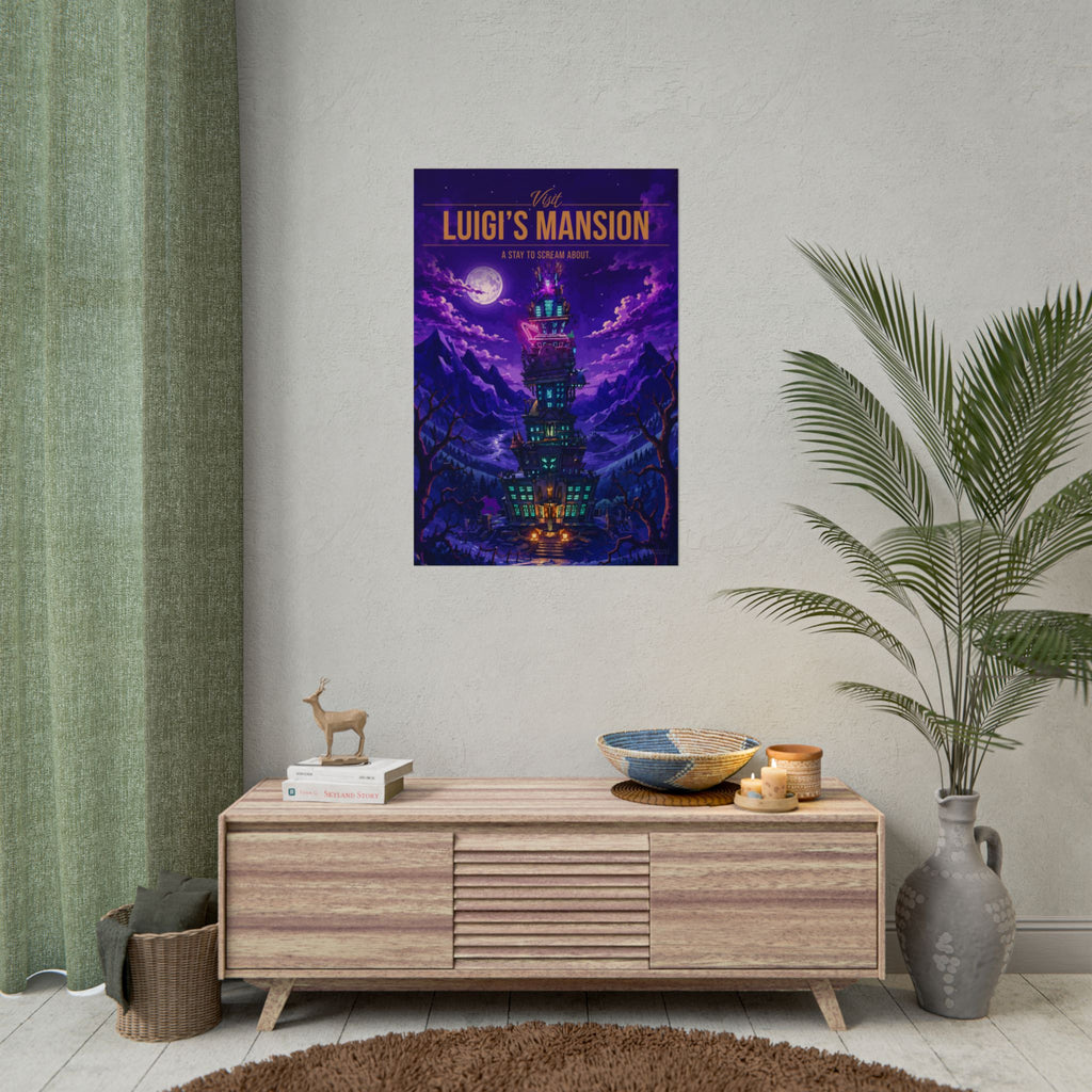 Luigi'S Mansion Travel Poster
