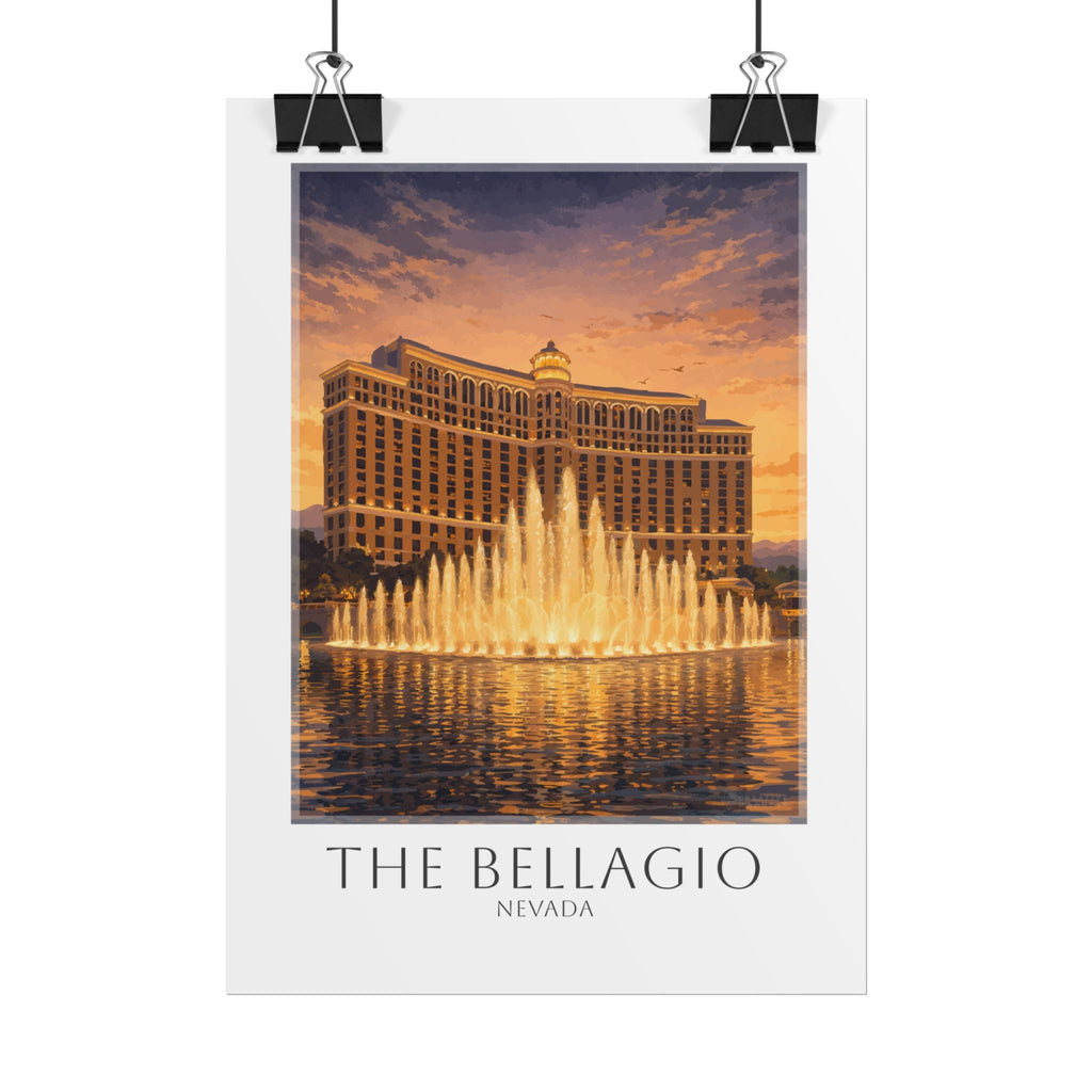 The Bellagio Travel Poster