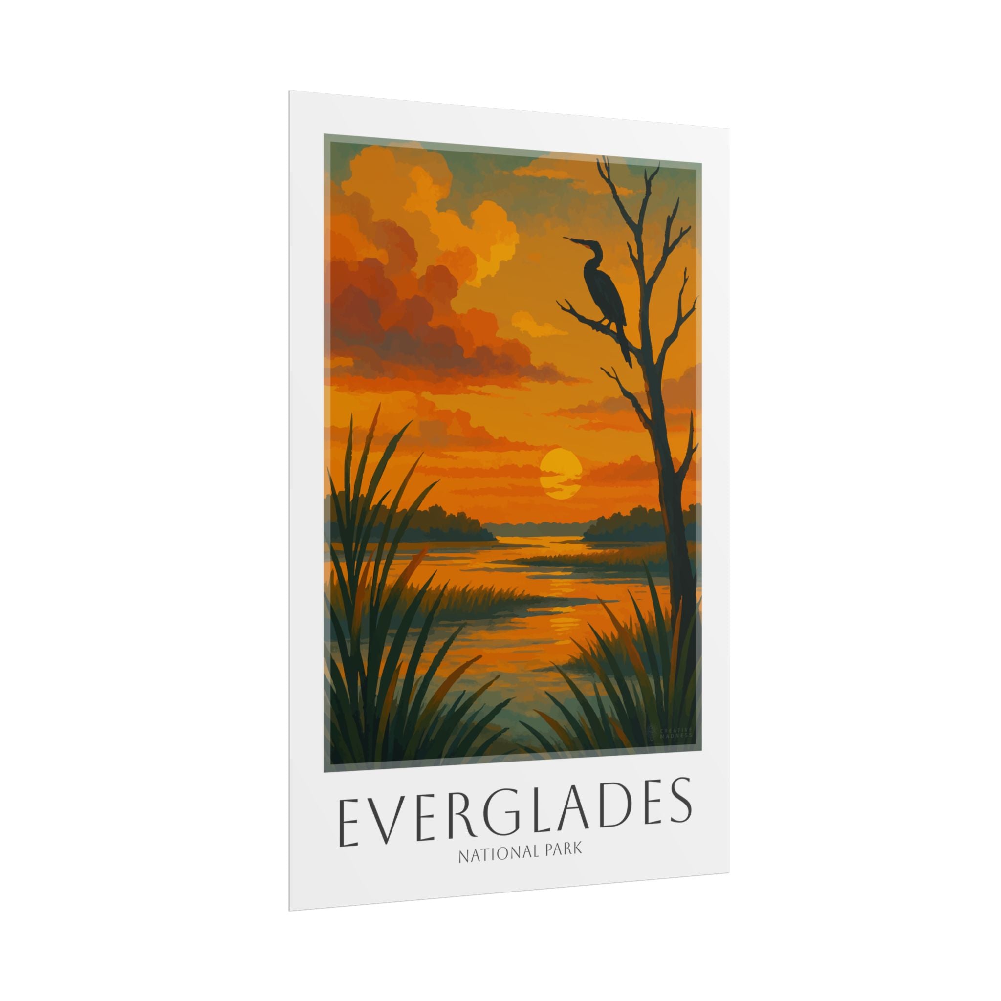 EVERGLADES * Travel Poster * National Park Wall Art