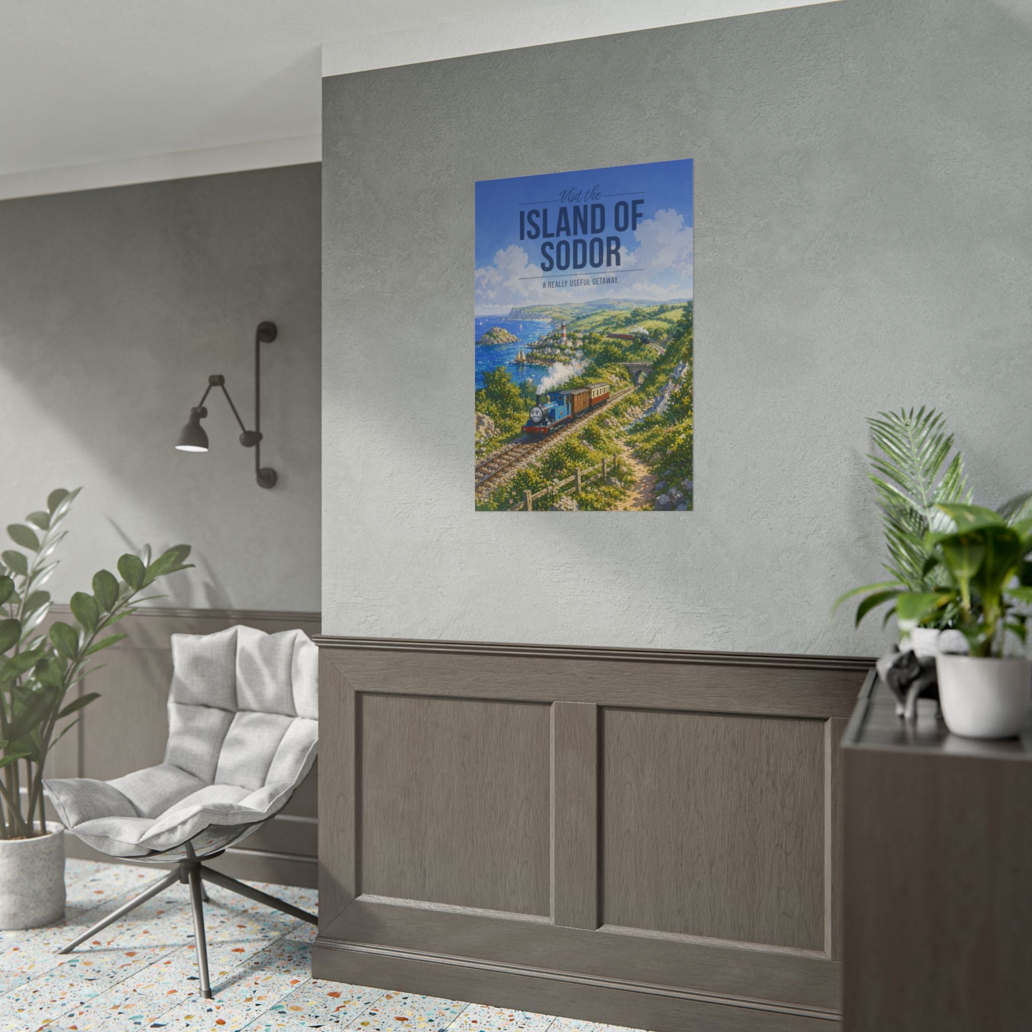 Island Of Sodor Travel Poster