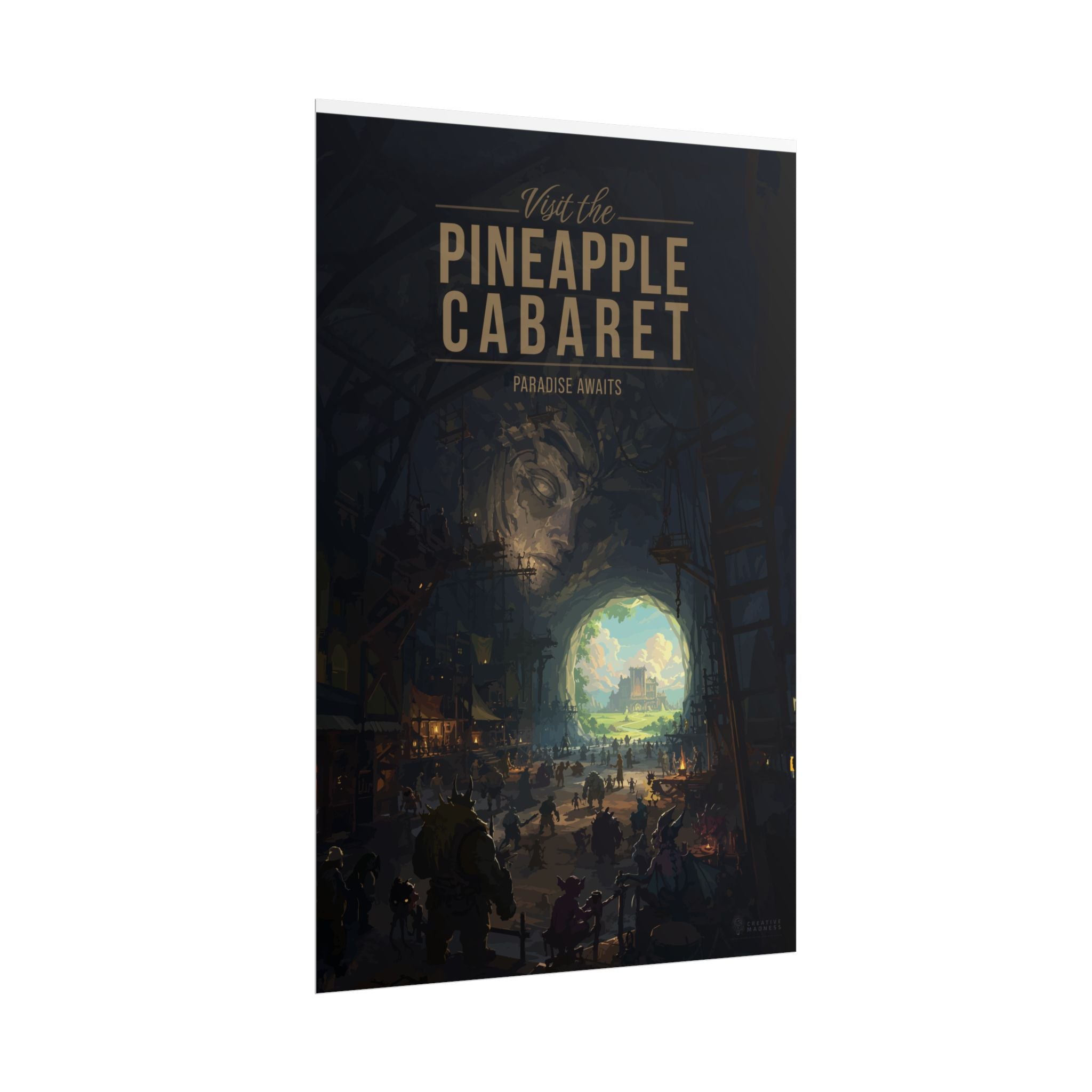 Pineapple Cabaret Travel Poster