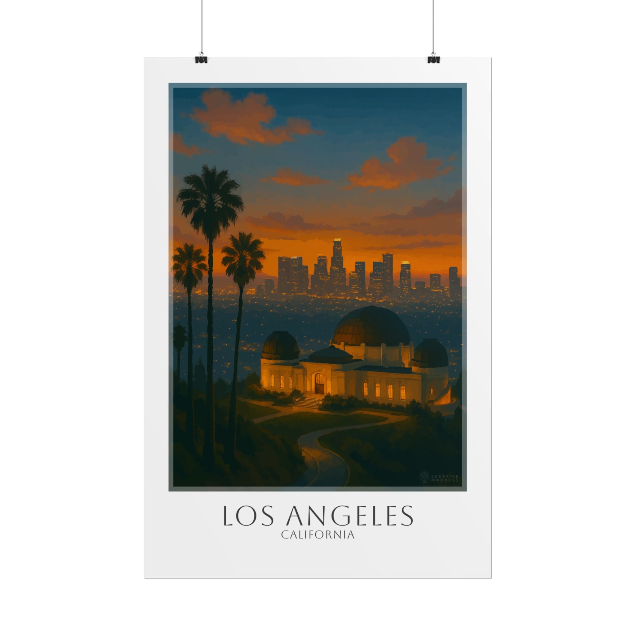 Los Angeles Travel Poster