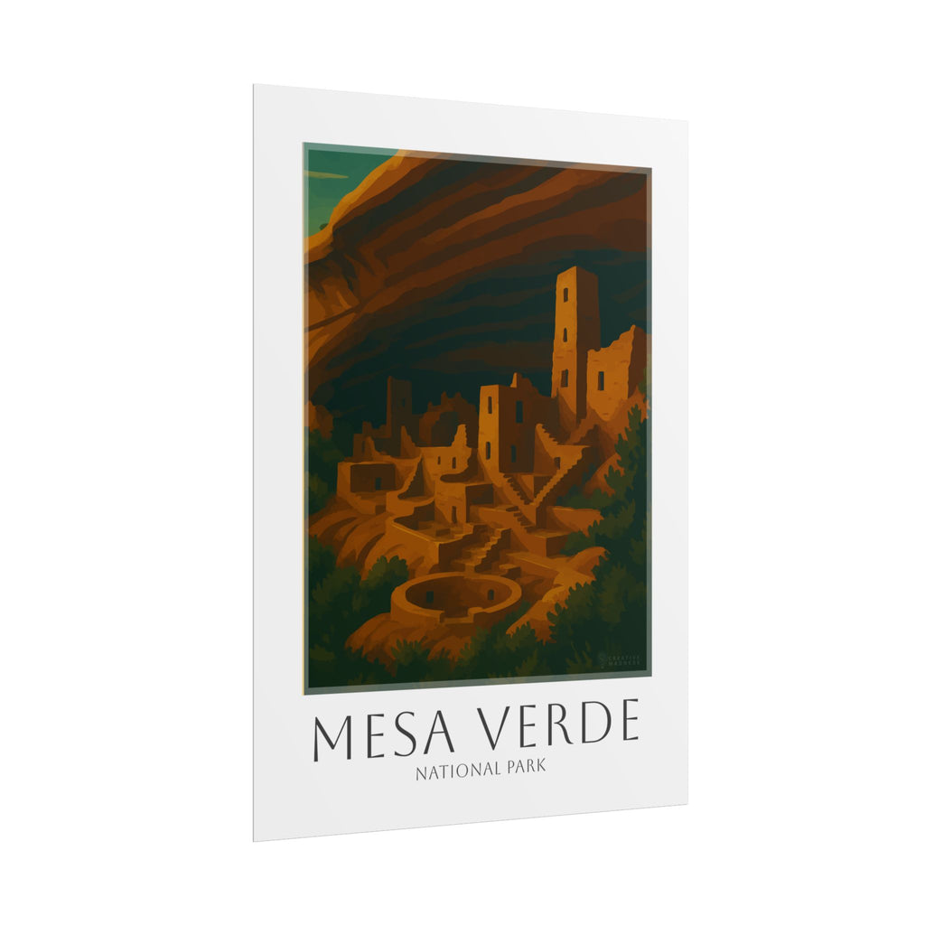 MESA VERDE * Travel Poster * National Park Wall Art