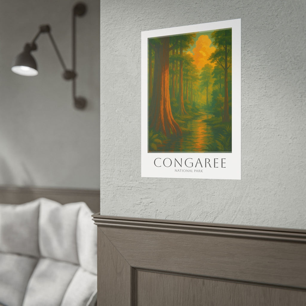 CONGAREE * Travel Poster * National Park Wall Art