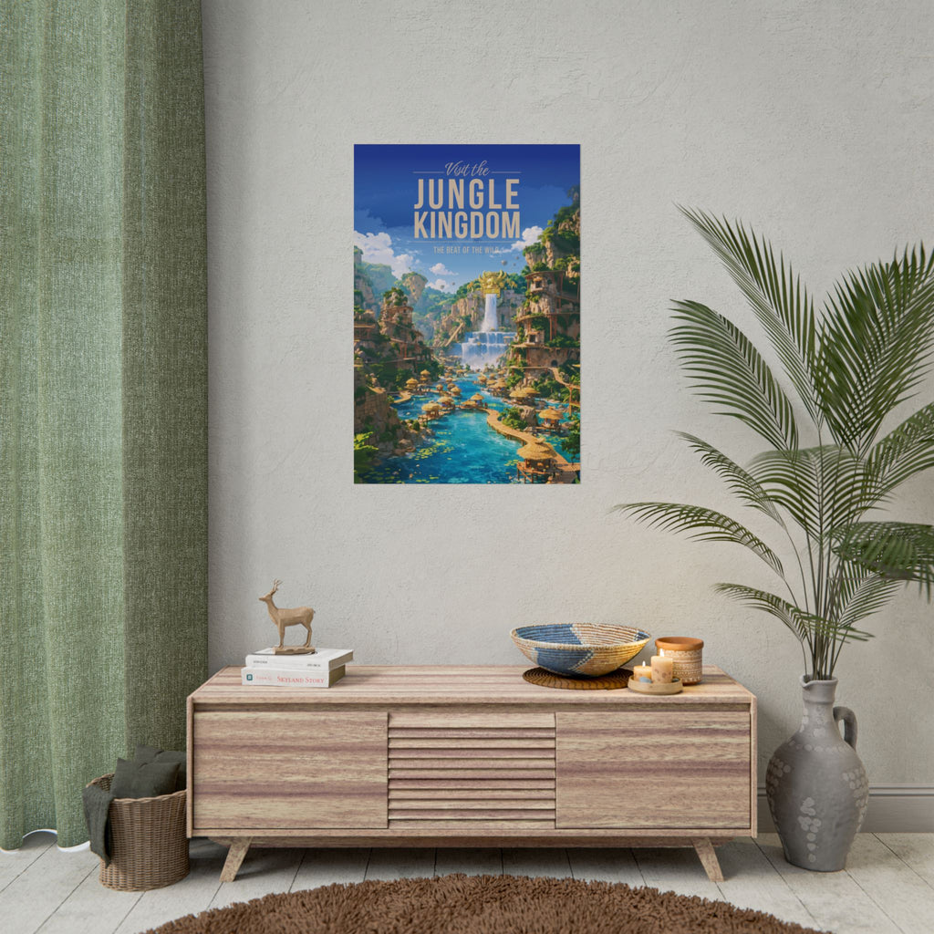 Jungle Kingdom Travel Poster