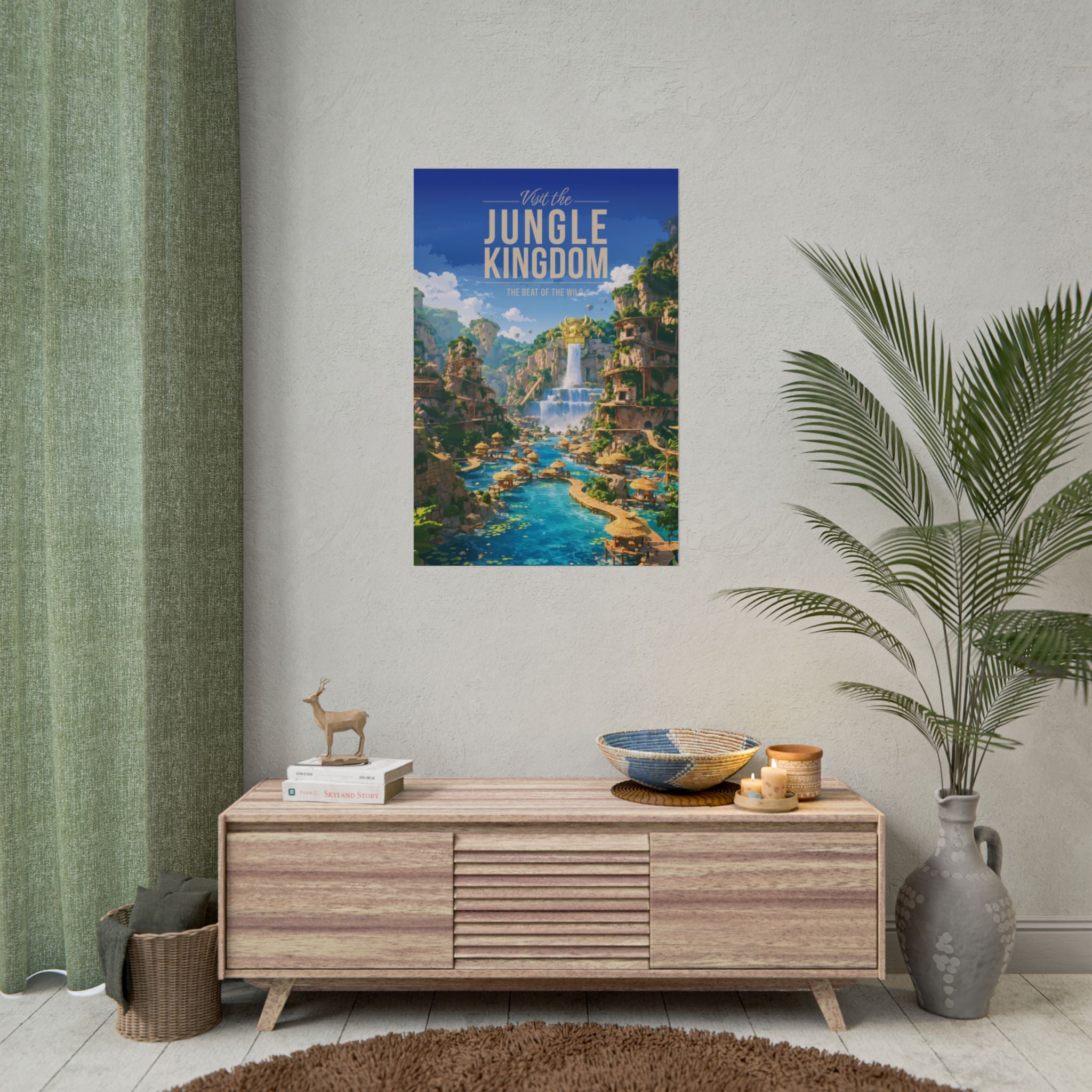 Jungle Kingdom Travel Poster