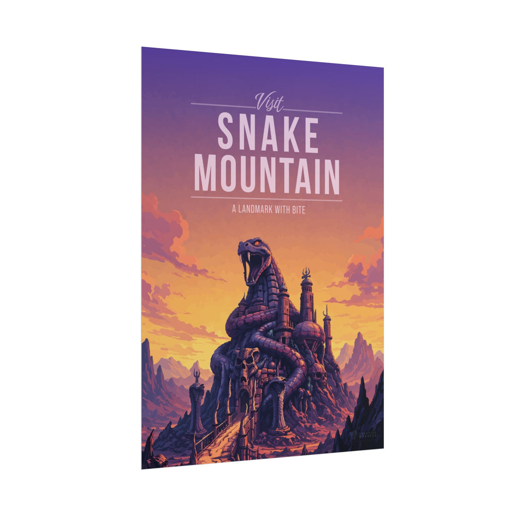 Snake Mountain Travel Poster