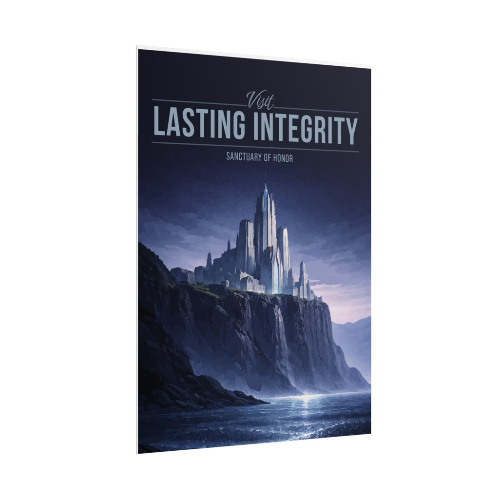 Lasting Integrity Travel Poster