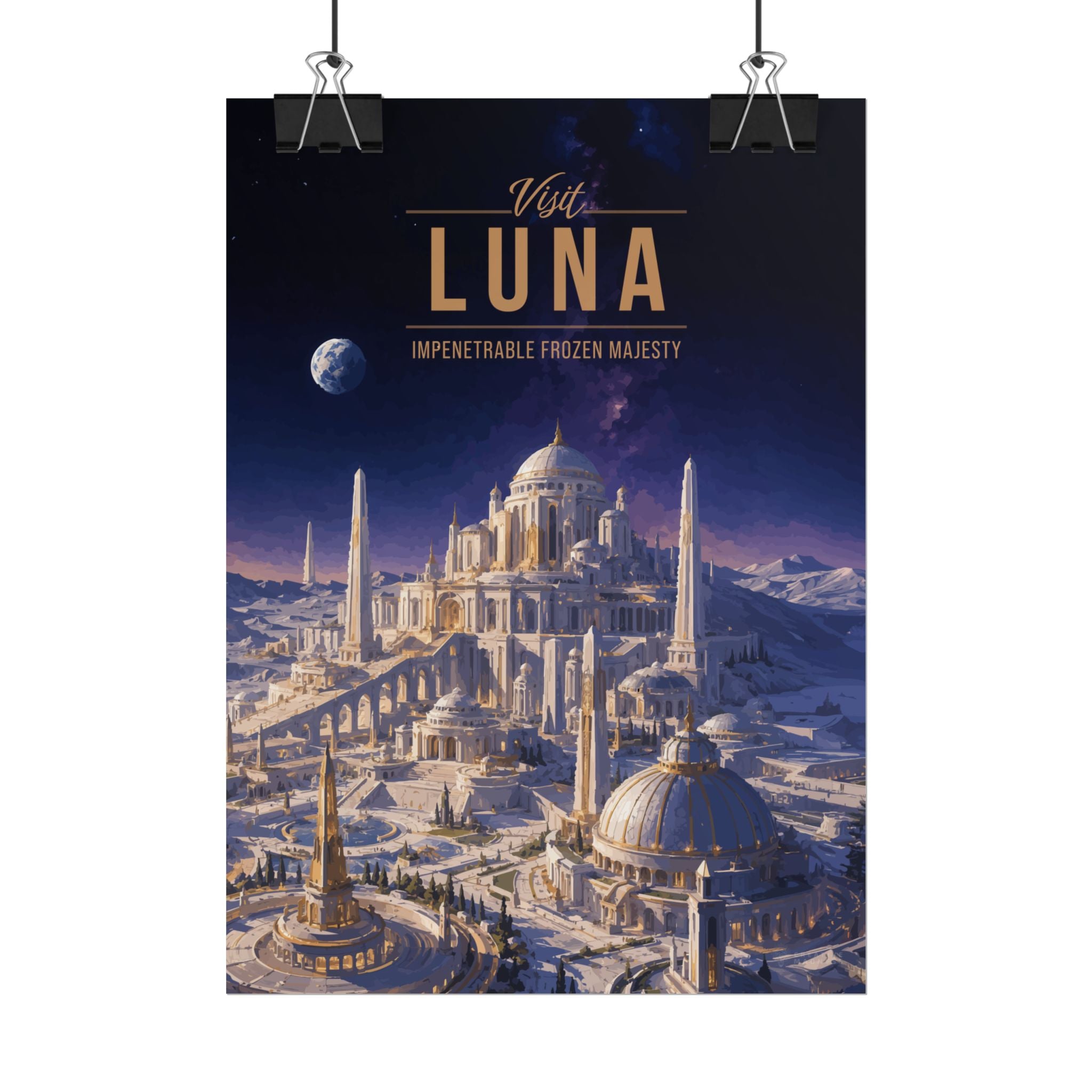 Luna Travel Poster