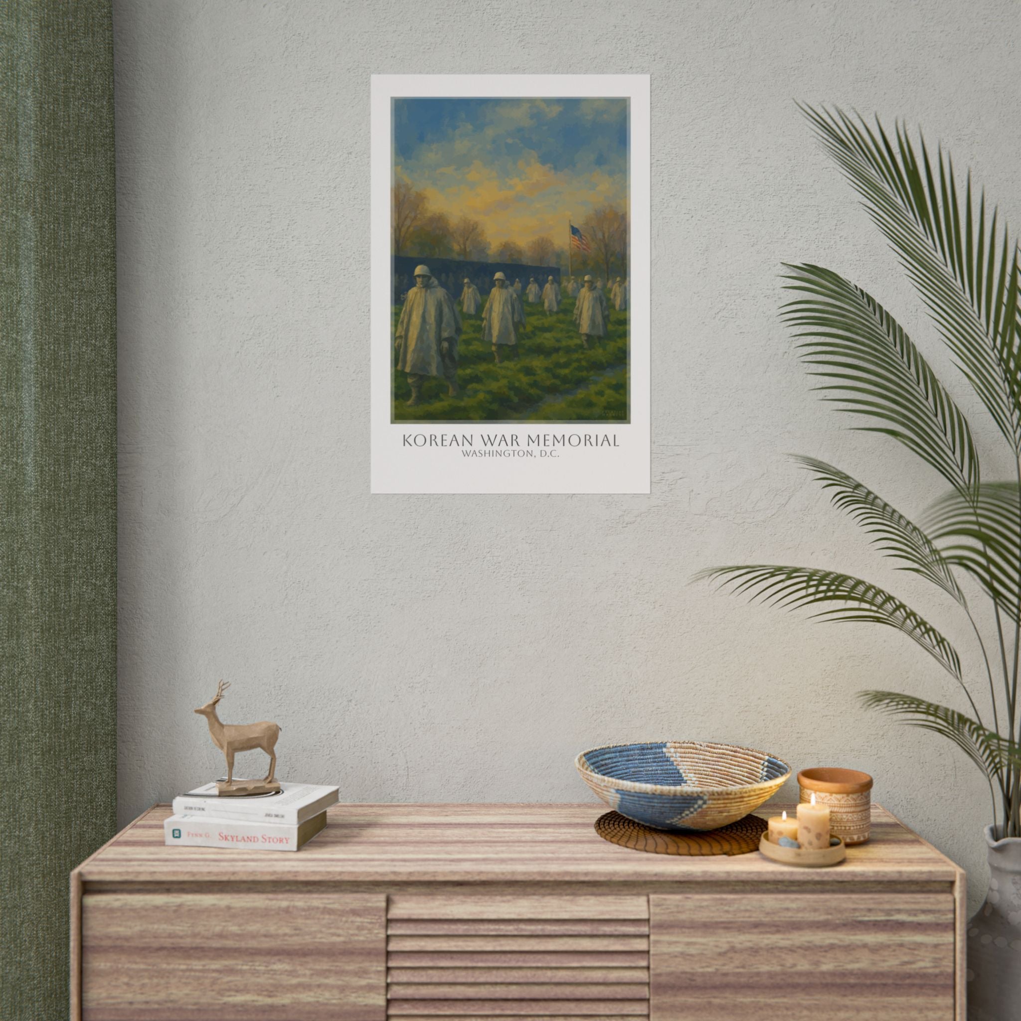 Korean War Memorial Travel Poster