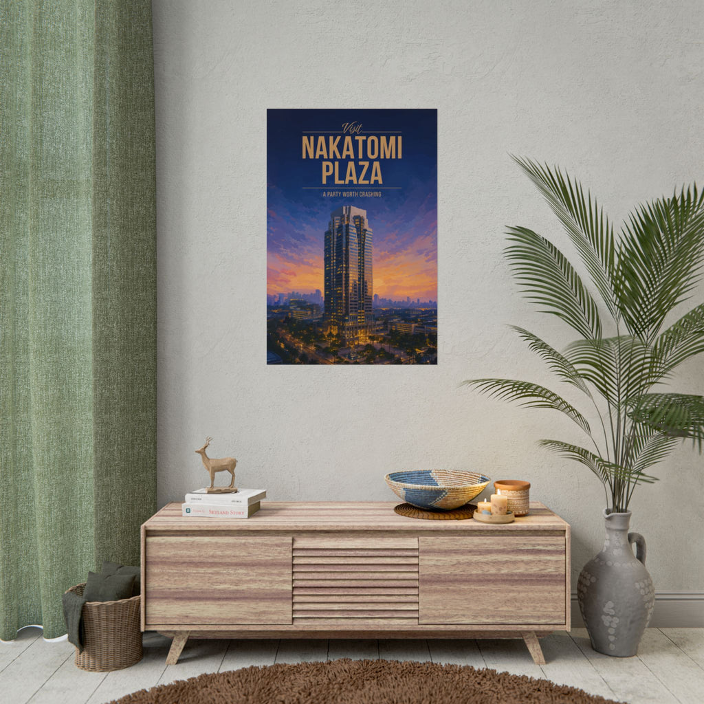 Nakatomi Plaza Travel Poster