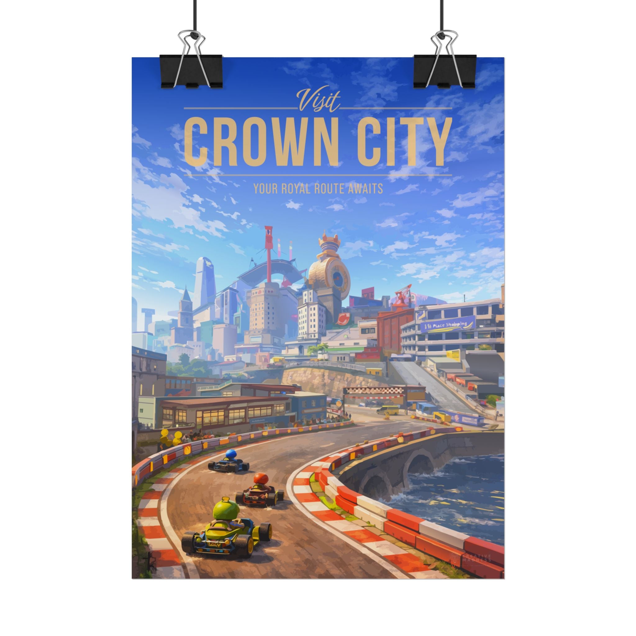 Crown City Travel Poster