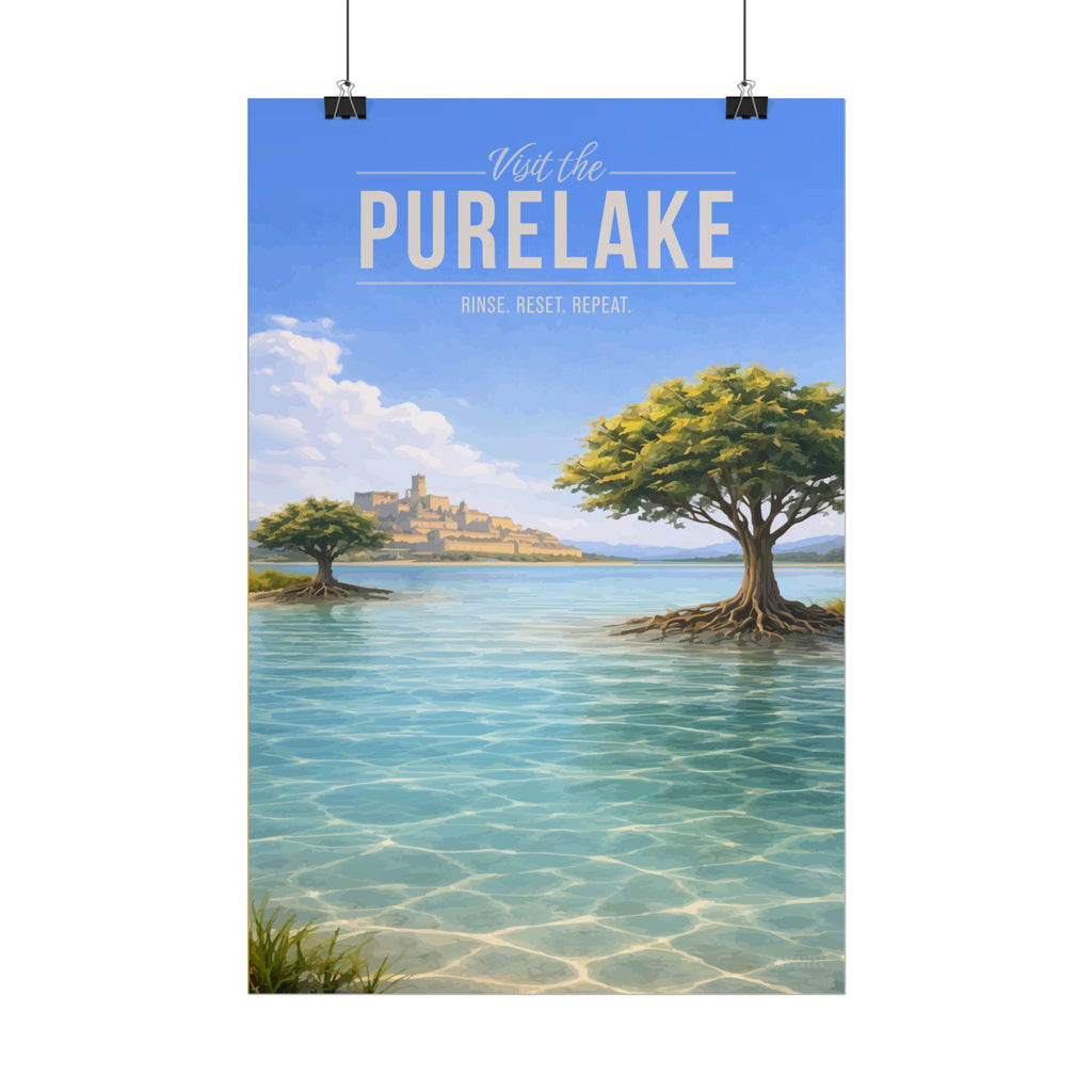 Purelake Travel Poster