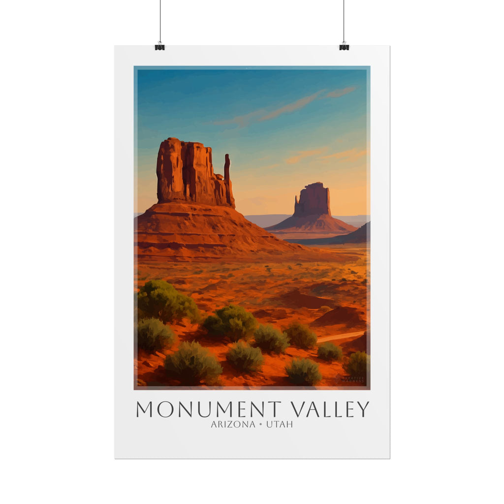 Monument Valley Travel Poster