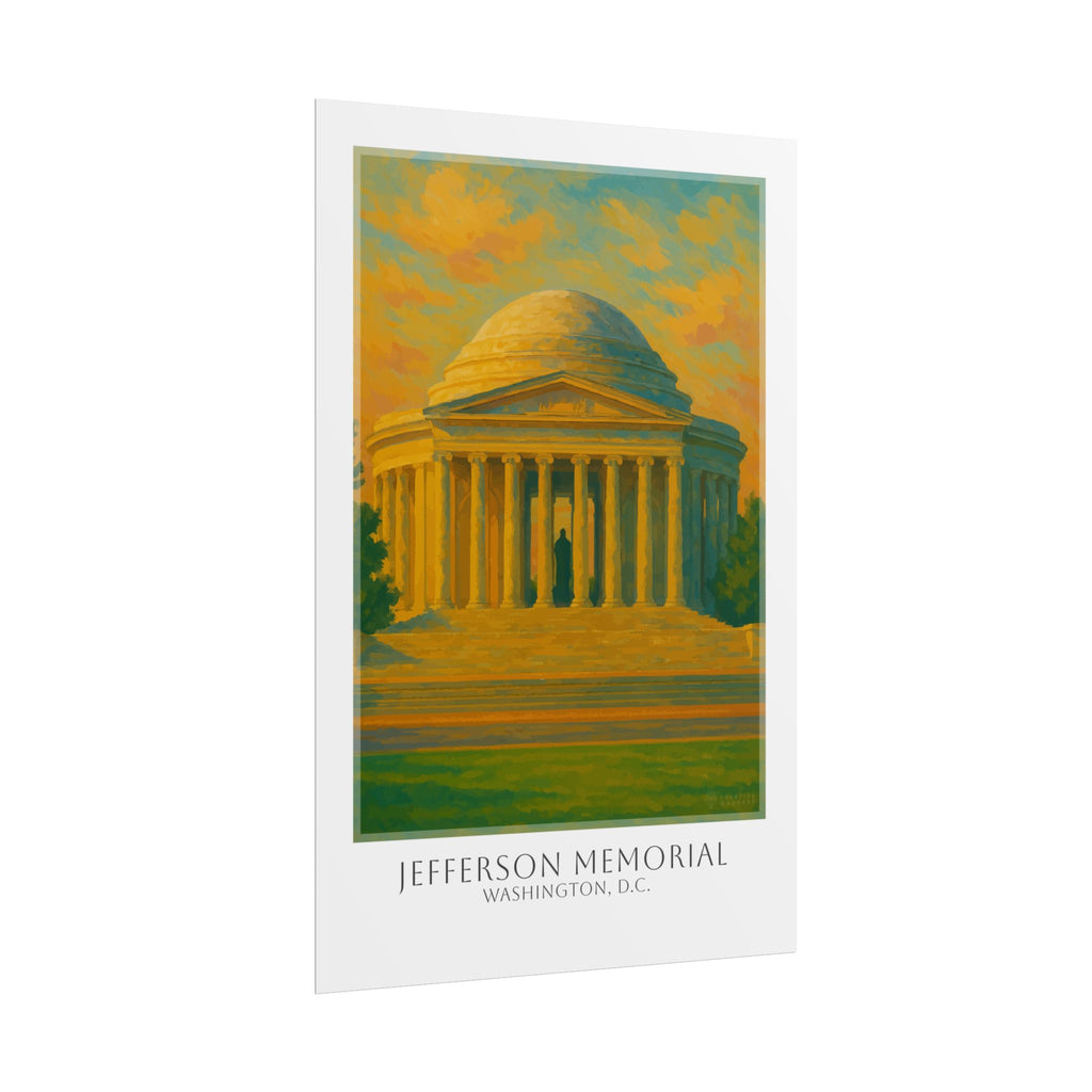Jefferson Memorial Travel Poster